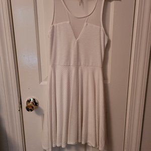 Kierra White sheer dress